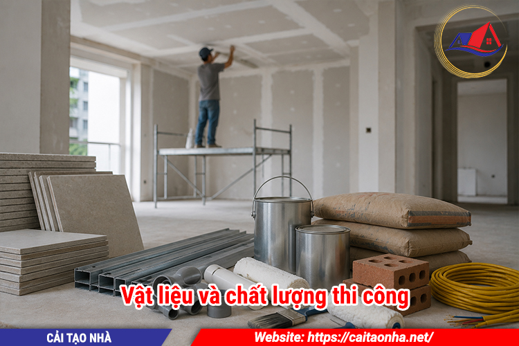 Vật liệu và chất lượng thi công