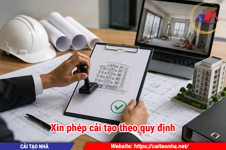 Xin phép cải tạo theo quy định