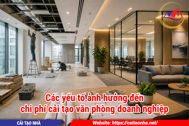 Các yếu tố ảnh hưởng đến chi phí cải tạo văn phòng doanh nghiệp