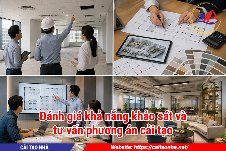 Đánh giá khả năng khảo sát và tư vấn phương án cải tạo