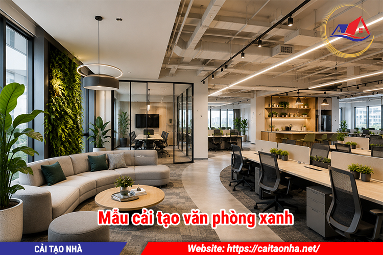 Mẫu cải tạo văn phòng xanh