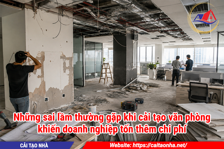 Những sai lầm thường gặp khi cải tạo văn phòng khiến doanh nghiệp tốn thêm chi phí