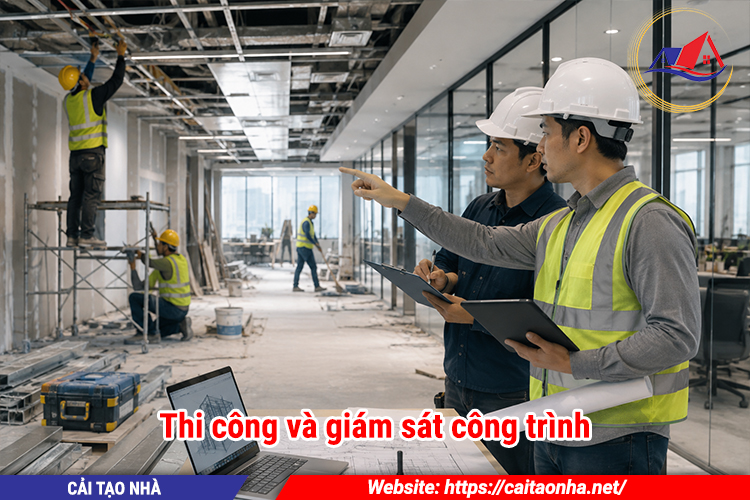 Thi công và giám sát công trình