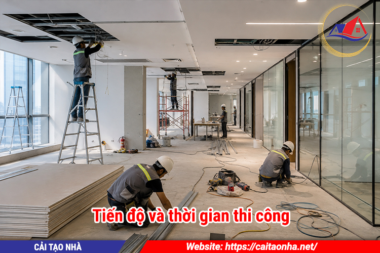Tiến độ và thời gian thi công