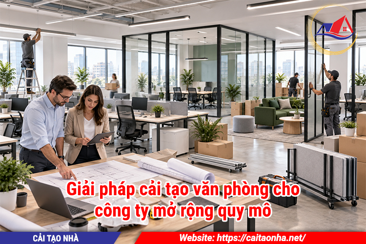 Giải pháp cải tạo văn phòng cho công ty mở rộng quy mô