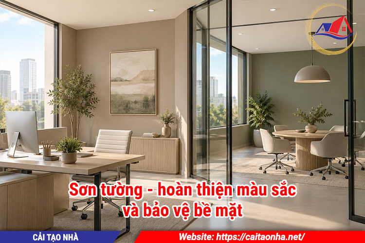 Sơn tường – hoàn thiện màu sắc và bảo vệ bề mặt