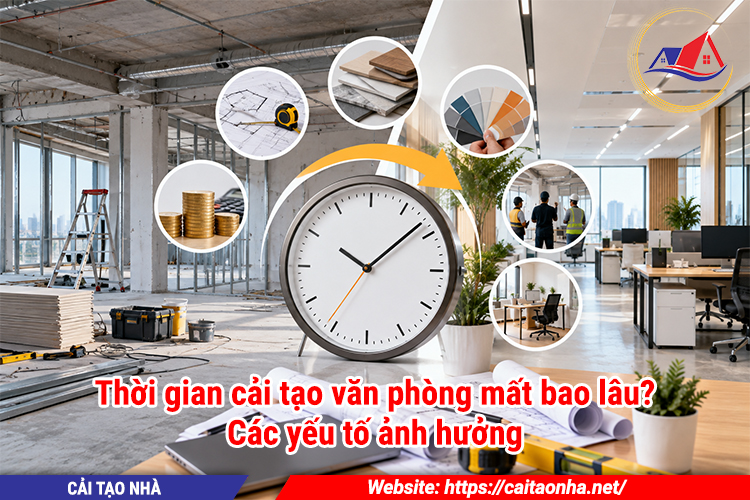 Thời gian cải tạo văn phòng mất bao lâu? Các yếu tố ảnh hưởng