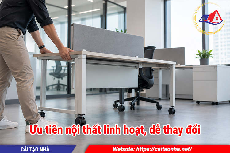 Ưu tiên nội thất linh hoạt, dễ thay đổi