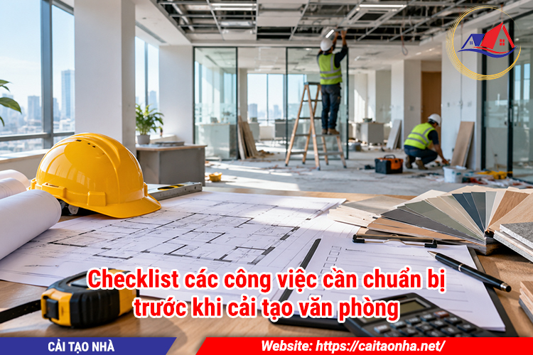 Checklist các công việc cần chuẩn bị trước khi cải tạo văn phòng