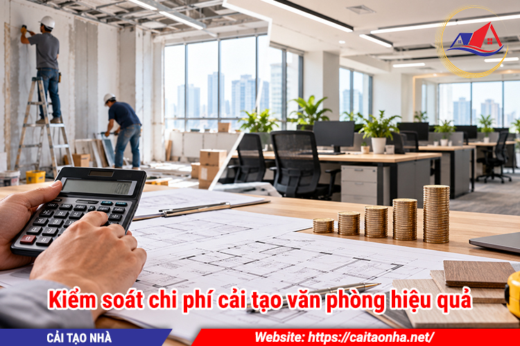 Kiểm soát chi phí cải tạo văn phòng hiệu quả