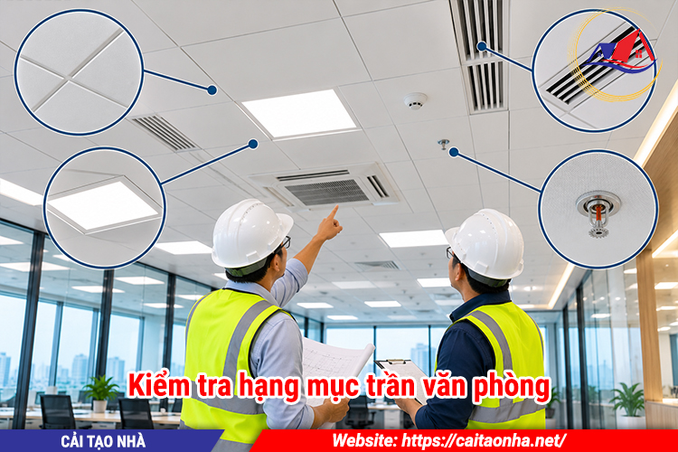 Kiểm tra hạng mục trần văn phòng