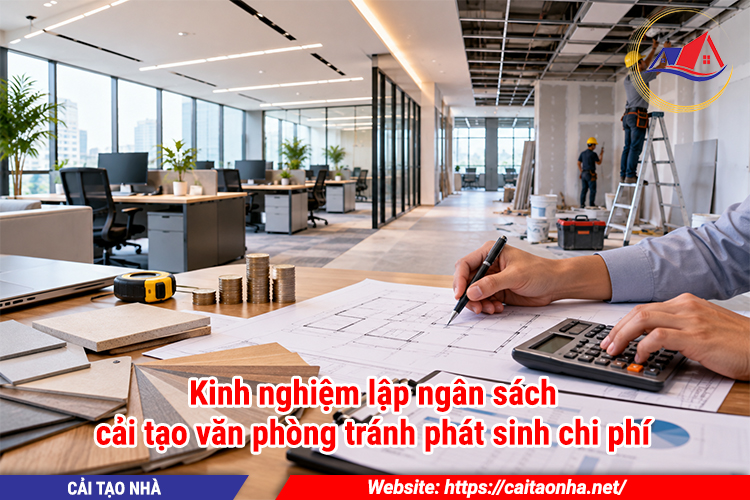 Kinh nghiệm lập ngân sách cải tạo văn phòng tránh phát sinh chi phí