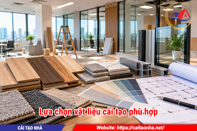 Lựa chọn vật liệu cải tạo phù hợp