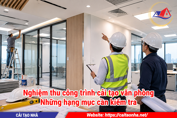 Nghiệm thu công trình cải tạo văn phòng: Những hạng mục cần kiểm tra