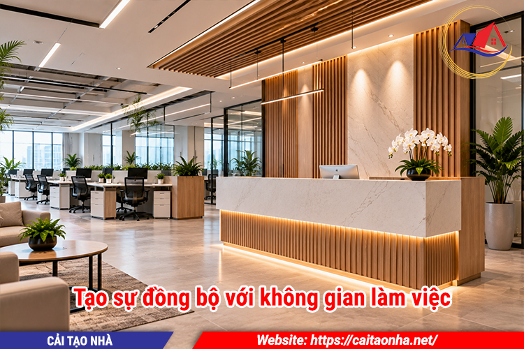 Tạo sự đồng bộ với không gian làm việc