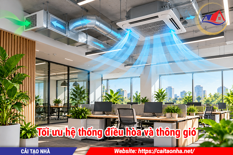 Tối ưu hệ thống điều hòa và thông gió